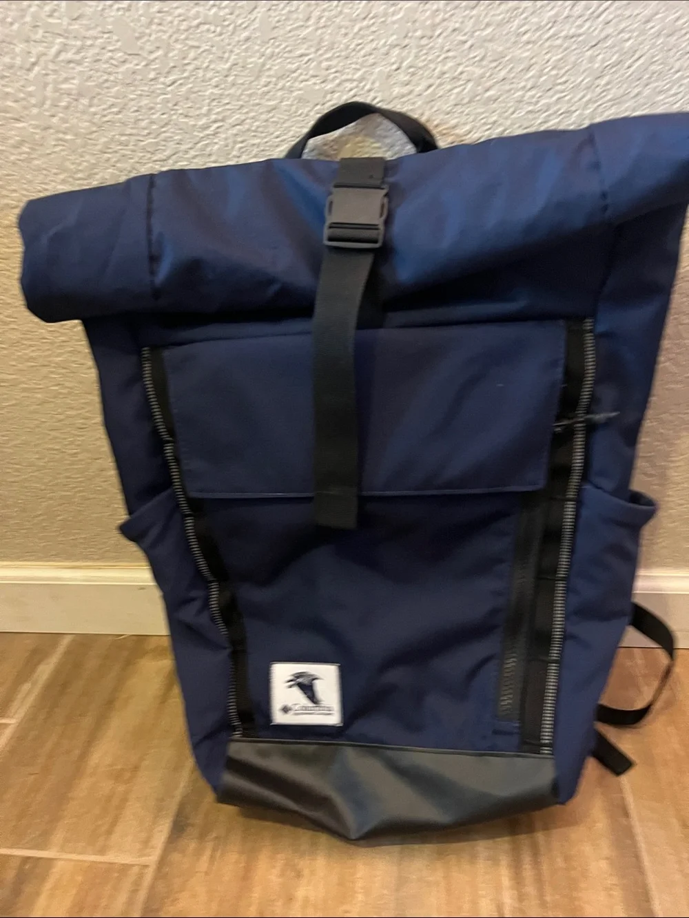 Columbia Unisex Convey II 27L Rolltop Backpack Collegiate Navy Icons z11